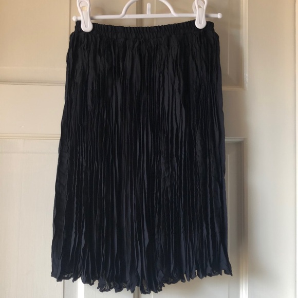 Moda International Midi Sheer Black Skirt XS - Picture 2 of 5